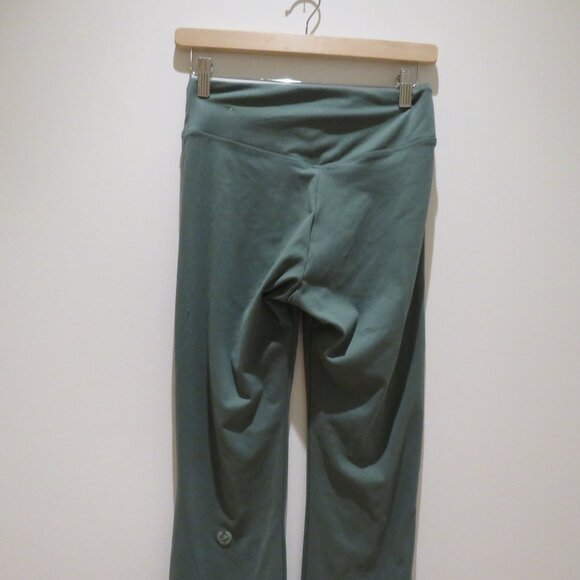 VICTORIA'S SECRET PINK Ultimate Flare Leggings Fresh Forest Green Y2K Lounge - Picture 10 of 14